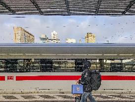 ICE Trains At Frankfurt Am Main Central Station