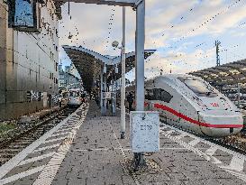 ICE Trains At Frankfurt Am Main Central Station