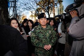 707th Special Mission Commander Shifts Blame To Former Defense Minister Over Martial Law Incident