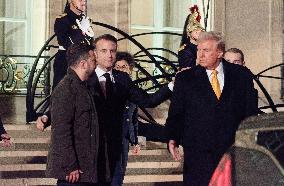 Trilateral Talk Between Trump, Macron And Zelensky