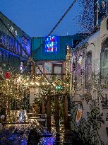 Annual Christmas Market At Bahnwaerter Thiel In Munich