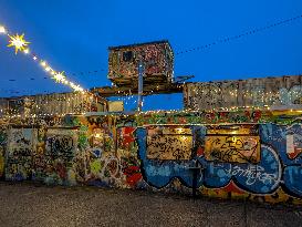 Annual Christmas Market At Bahnwaerter Thiel In Munich