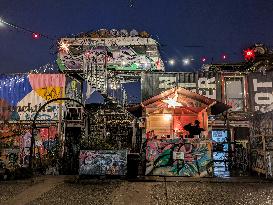 Annual Christmas Market At Bahnwaerter Thiel In Munich