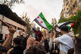 Syrian Opposition Celebrate The End Of Assad Regime - Lebanon