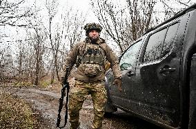 Self-propelled artillery crew of Ukraines 118th Mechanized Brigade in Zaporizhzhia direction