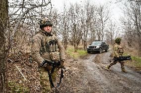 Self-propelled artillery crew of Ukraines 118th Mechanized Brigade in Zaporizhzhia direction