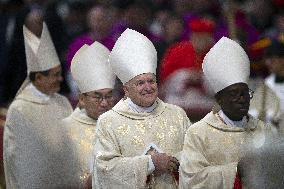 Pope Francis Presides A Mass With The New Cardinals - Vatican