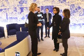 Exclu - Rachida Dati Receives European Culture Ministers - Paris