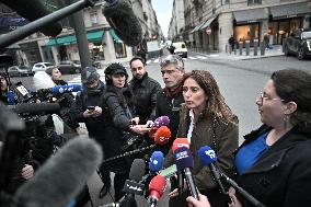 Marine Tondelier Leaves Elysee Palace - Paris