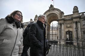 Communist Group Heads Leave Elysee Palace - Paris