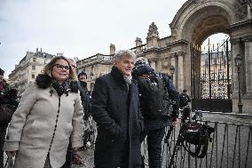 Communist Group Heads Leave Elysee Palace - Paris