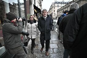 Communist Group Heads Leave Elysee Palace - Paris