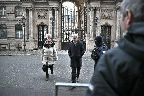 Communist Group Heads Leave Elysee Palace - Paris