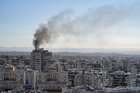 Drone From Yemen Damages Apartment Block - Central Israel