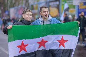 Syrian Opposition Celebrate The End Of Assad Regime - Berlin