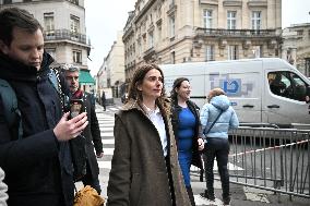 Marine Tondelier Arrives Elysee Palace - Paris