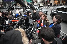 Marine Tondelier Arrives Elysee Palace - Paris