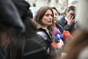 Marine Tondelier Arrives Elysee Palace - Paris