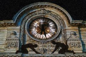 Illumination of The Orsay Museum Facade - Paris