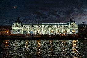 Illumination of The Orsay Museum Facade - Paris