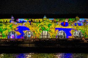 Illumination of The Orsay Museum Facade - Paris