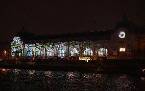 Illumination of The Orsay Museum Facade - Paris