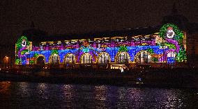 Illumination of The Orsay Museum Facade - Paris