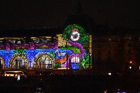 Illumination of The Orsay Museum Facade - Paris