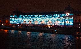 Illumination of The Orsay Museum Facade - Paris