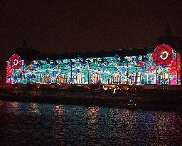 Illumination of The Orsay Museum Facade - Paris