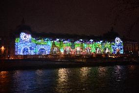 Illumination of The Orsay Museum Facade - Paris