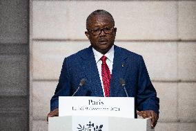 President Macron Meets Guinea-Bissau's President - Paris