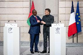 President Macron Meets Guinea-Bissau's President - Paris