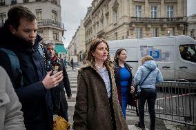 Ecologistes Group Heads Leave Elysee Palace - Paris