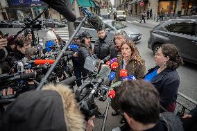 Ecologistes Group Heads Leave Elysee Palace - Paris