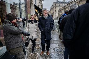 Communist Group Heads Leave Elysee Palace - Paris