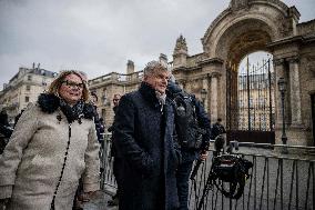 Communist Group Heads Leave Elysee Palace - Paris