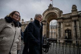 Communist Group Heads Leave Elysee Palace - Paris