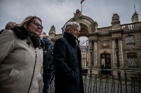 Communist Group Heads Leave Elysee Palace - Paris