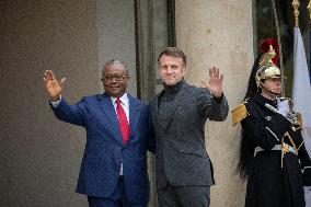 President Macron Meets Guinea-Bissau's President - Paris