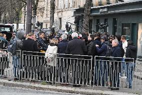 Communist Group Heads Leave Elysee Palace - Paris