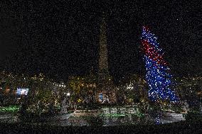 Nativity Scene And Christmas Tree In St. Peter’s Square - Vatican