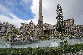 Nativity Scene And Christmas Tree In St. Peter’s Square - Vatican