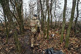 Artillery unit of Ukraines 110th Territorial Defence Brigade in Zaporizhzhia regionArtillery unit of Ukraines 110th Territorial