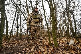 Artillery unit of Ukraines 110th Territorial Defence Brigade in Zaporizhzhia regionArtillery unit of Ukraines 110th Territorial