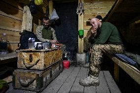 Artillery unit of Ukraines 110th Territorial Defence Brigade in Zaporizhzhia regionArtillery unit of Ukraines 110th Territorial