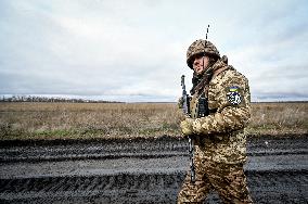 Artillery unit of Ukraines 110th Territorial Defence Brigade in Zaporizhzhia regionArtillery unit of Ukraines 110th Territorial