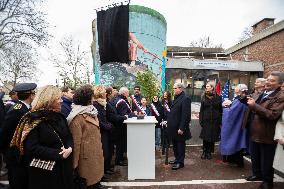 NO TABLOIDS - Prince Albert II Inaugurates Fresco Dedicated To John B. Kelly - Argenteuil