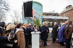 NO TABLOIDS - Prince Albert II Inaugurates Fresco Dedicated To John B. Kelly - Argenteuil