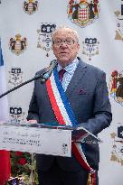 NO TABLOIDS - Prince Albert II Inaugurates Fresco Dedicated To John B. Kelly - Argenteuil